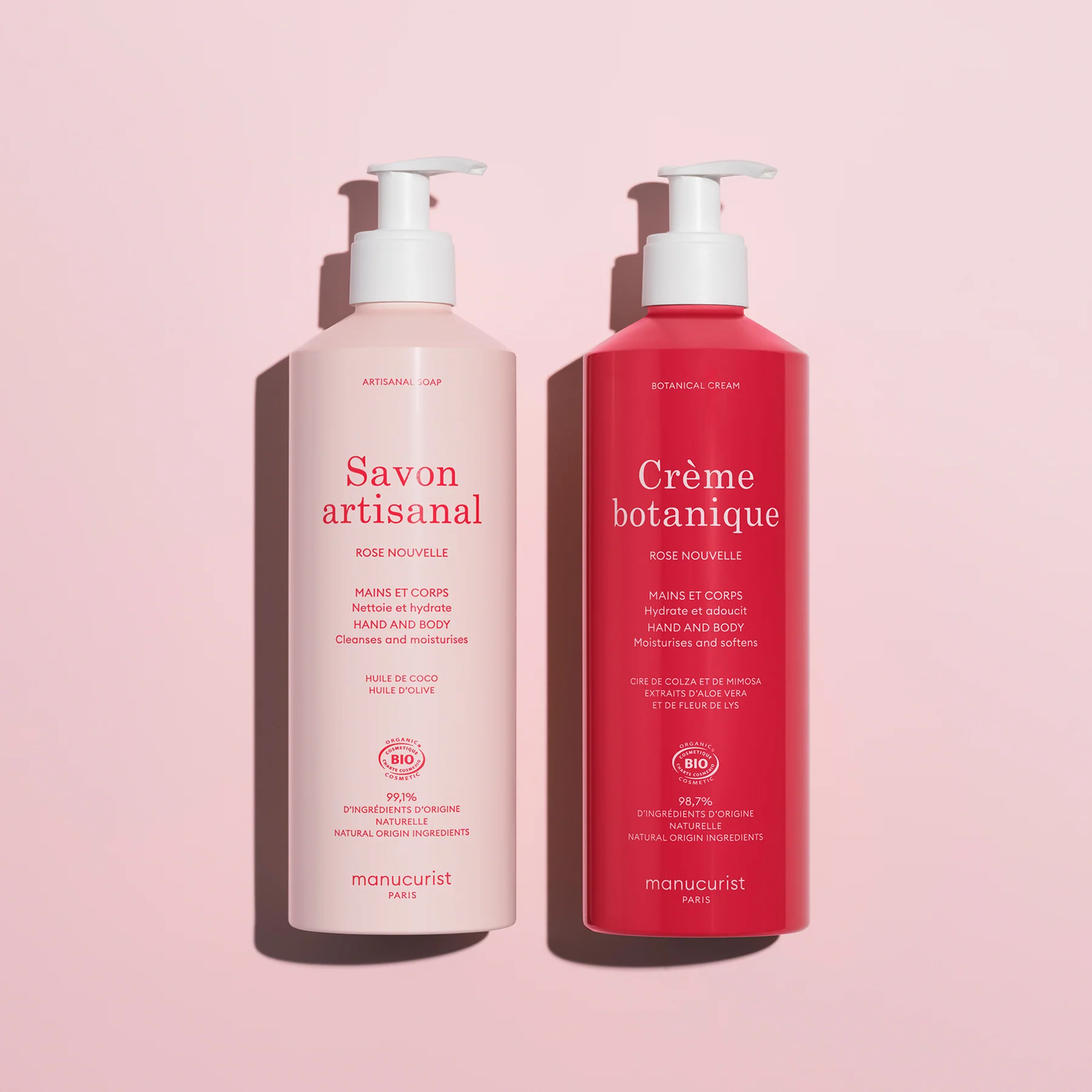 Rose Botanical Cream & Artisan Soap Duo - Cosmos Organic